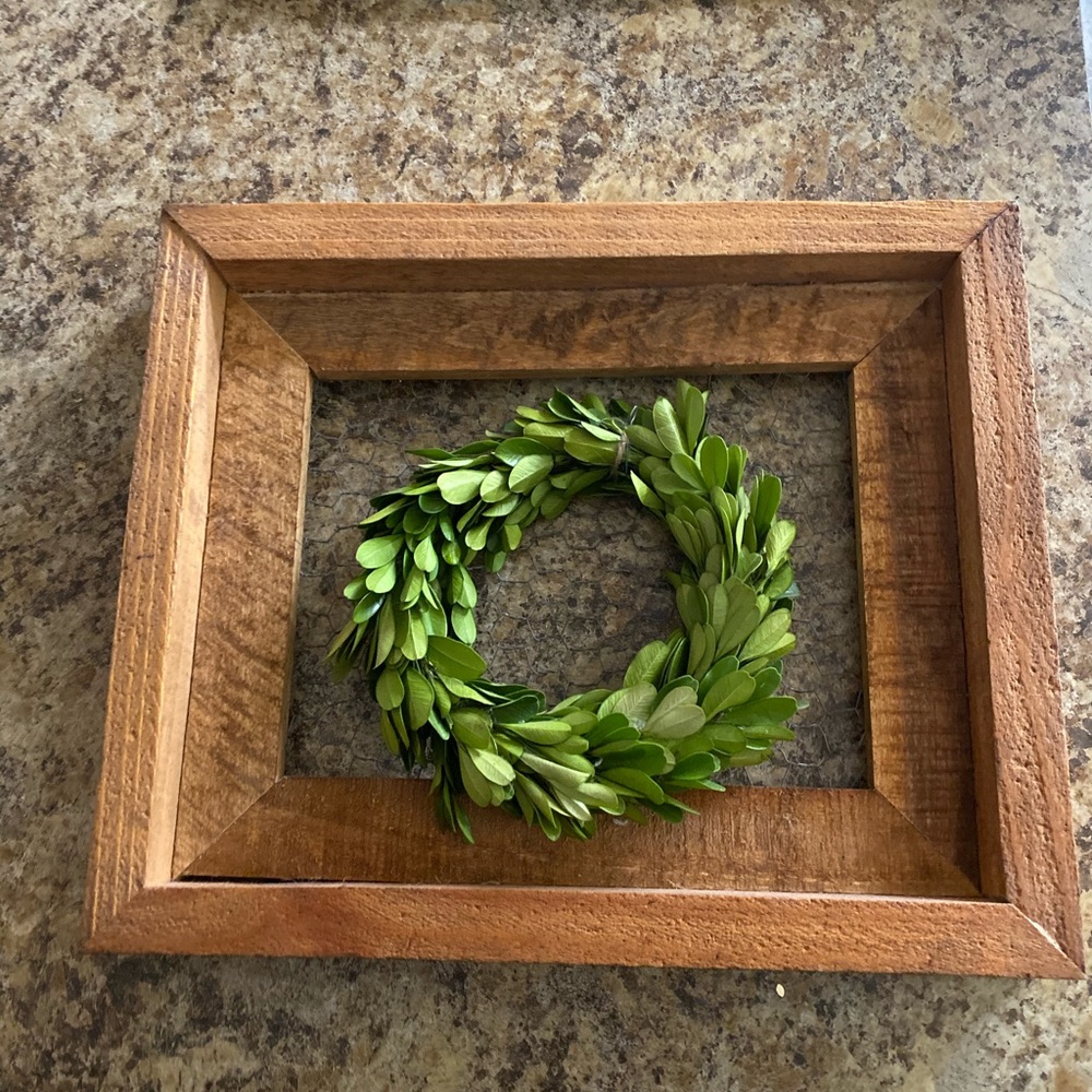 Farmhouse Rustic frame wreath